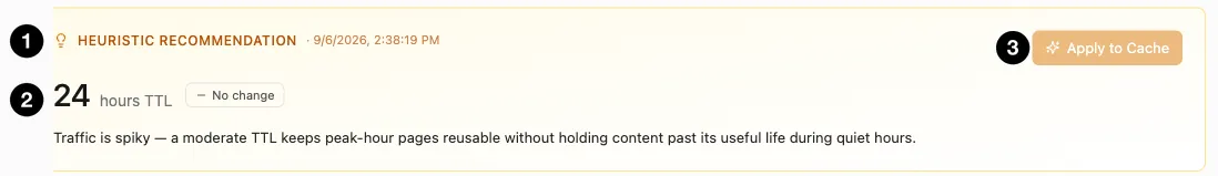 A heuristic recommendation