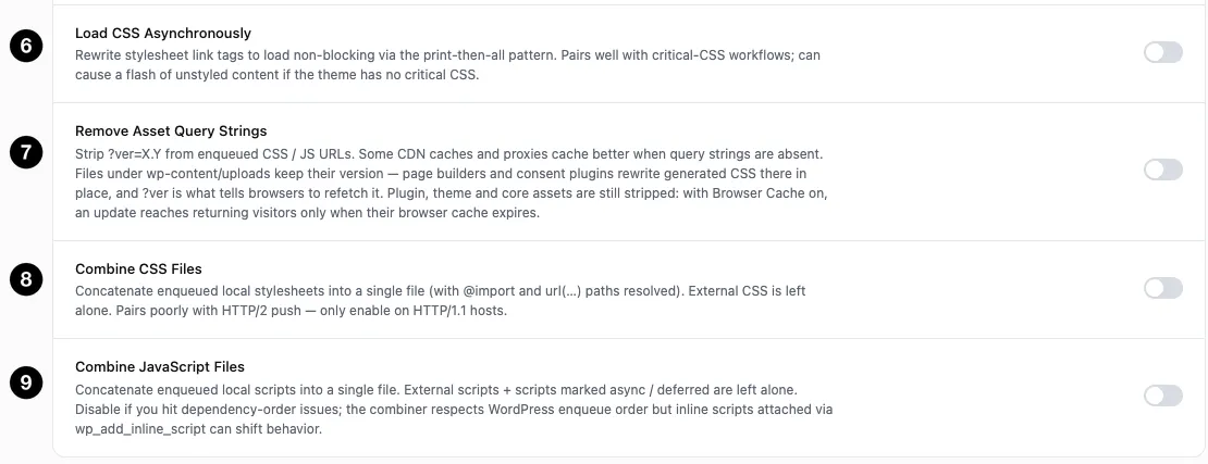 Query strings and file combining