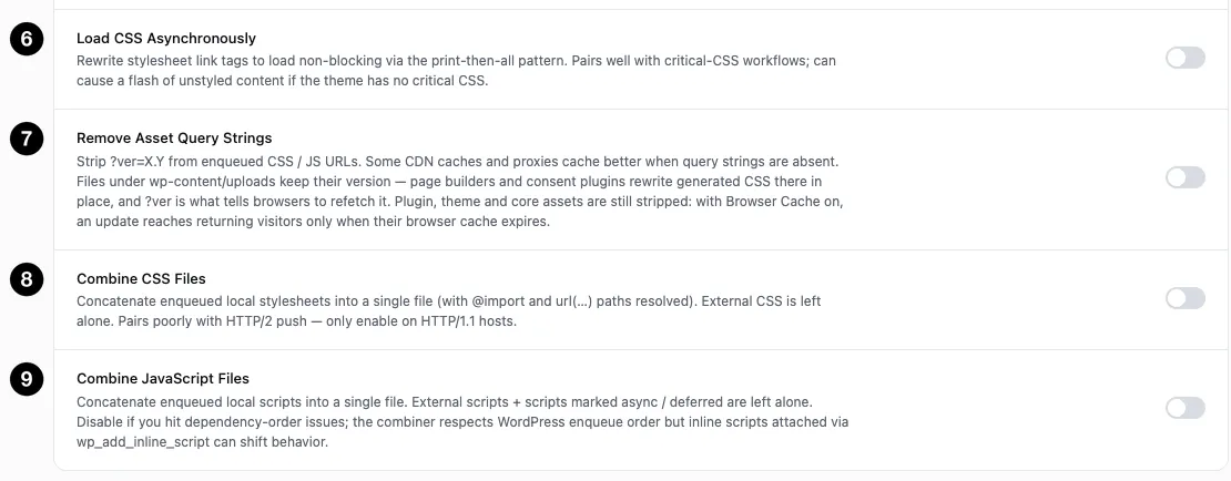 Query strings and file combining