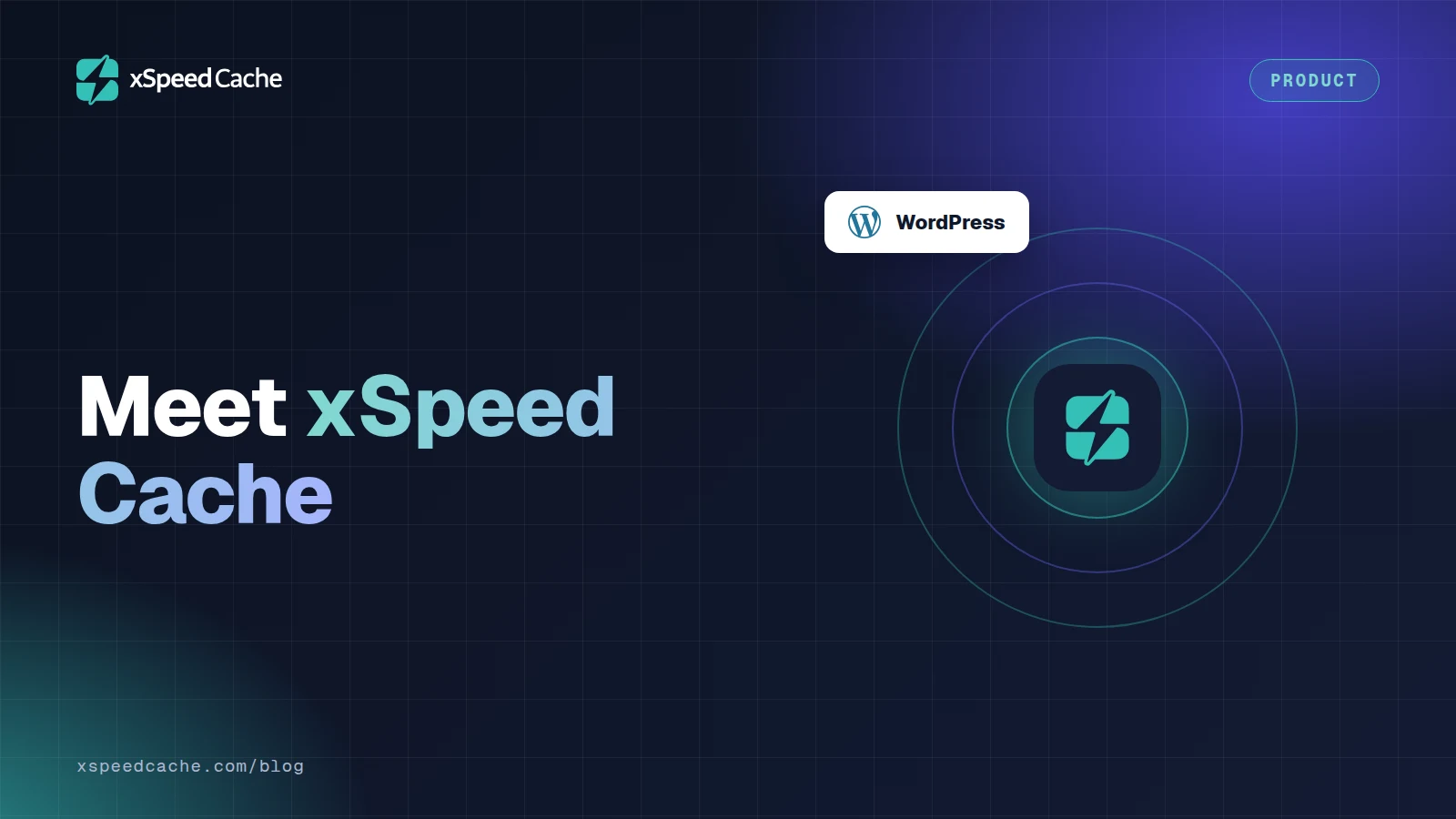 Meet xSpeed Cache, with the WordPress logo, xSpeed cover
