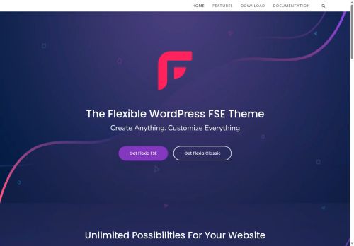 Homepage of flexia.pro